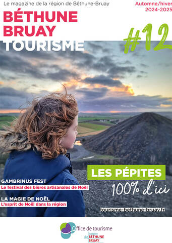 Le magazine touristique de l'automne-hiver 2024-2025 de la région de Béthune Bruay