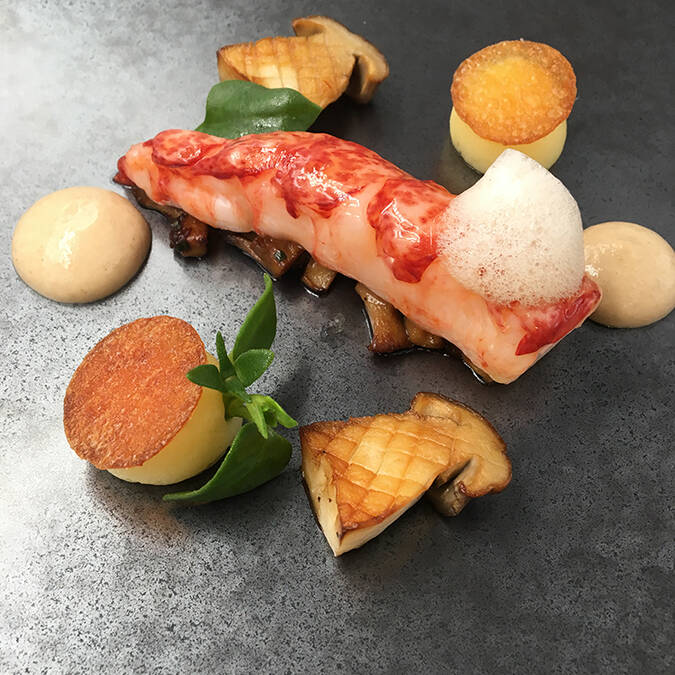 Homard pommes Ratte du Touquet 